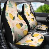 Lemon Flower Leave Pattern Universal Fit Car Seat Covers
