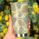 Ginkgo Leaves Design Pattern Tumbler