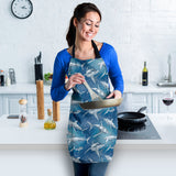 Shark Hand Drawn Adjustable Apron