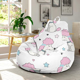 Cute Poodle Dog Star Pattern Bean Bag Cover