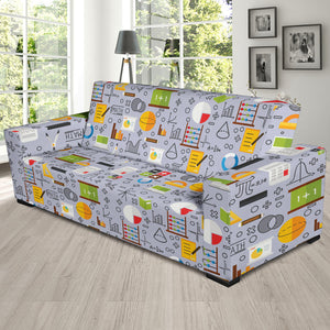 Math Pattern Print Design 04 Sofa Slipcover