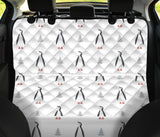 Penguin Pattern Dog Car Seat Covers