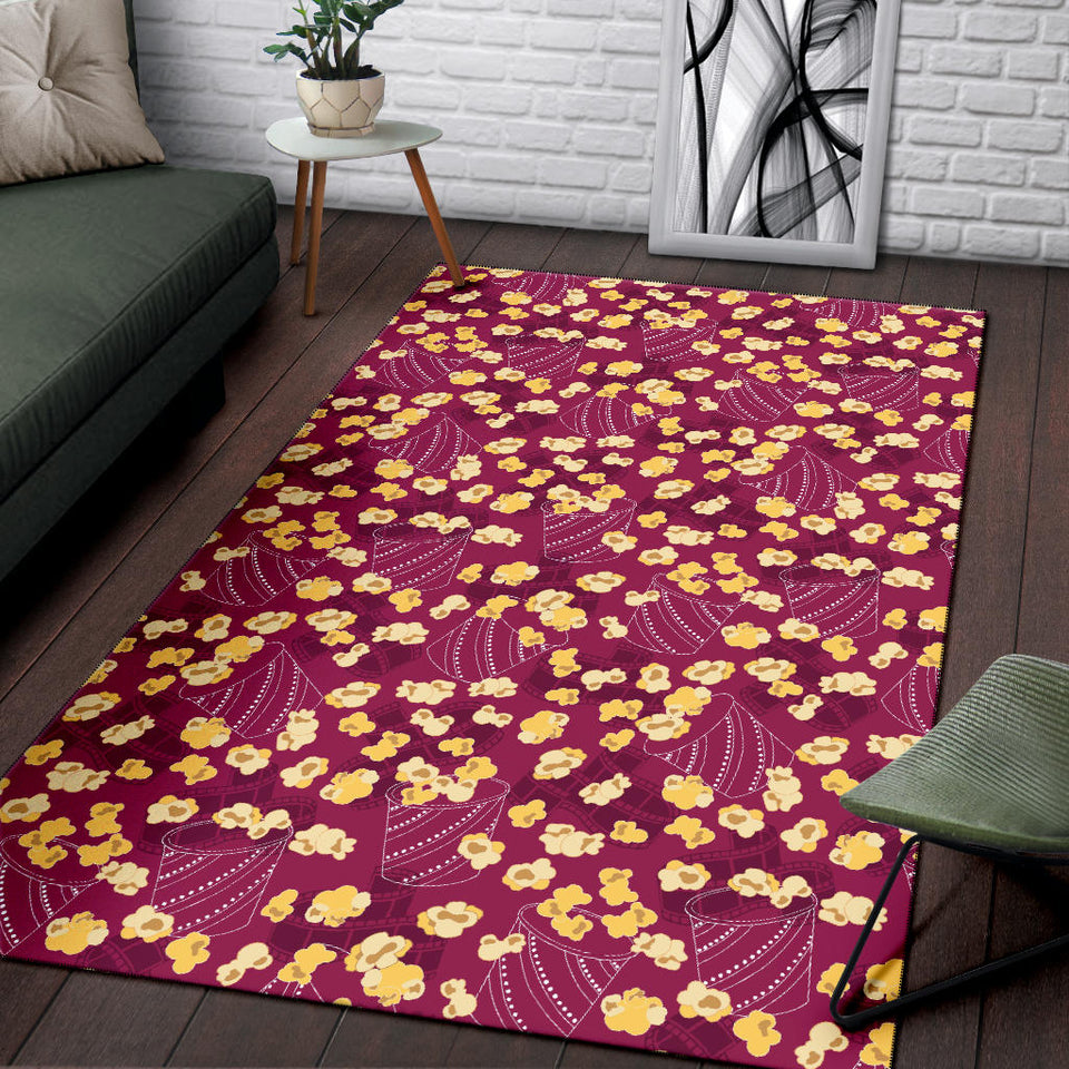 Popcorn Pattern Print Design 02 Area Rug
