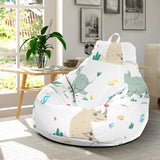 Cute Rhino Pattern Bean Bag Cover