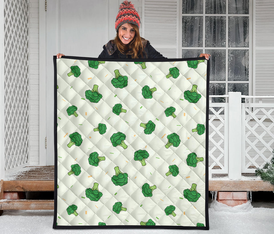 Broccoli Pattern Premium Quilt