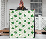 Broccoli Pattern Premium Quilt