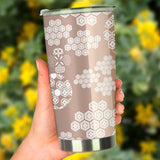 Beautiful Hexagon Japanese  Pattern Tumbler