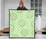 Cucumber Pattern Premium Quilt