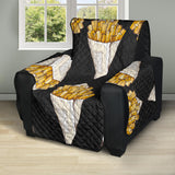 French fries dark background Recliner Cover Protector