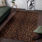 Coffee Bean Pattern Area Rug