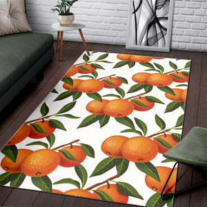 Oranges Pattern Background Area Rug