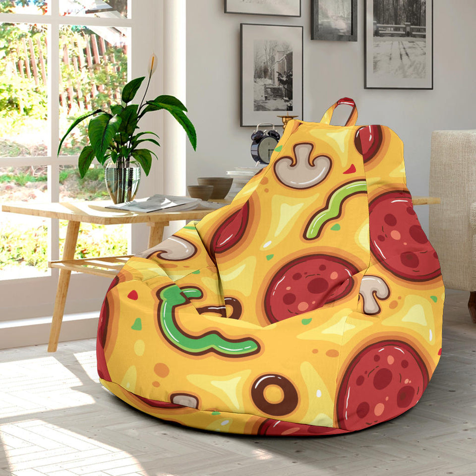 Pizza Texture Pattern Bean Bag Cover