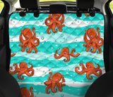Octopuses Sea Wave Background Dog Car Seat Covers