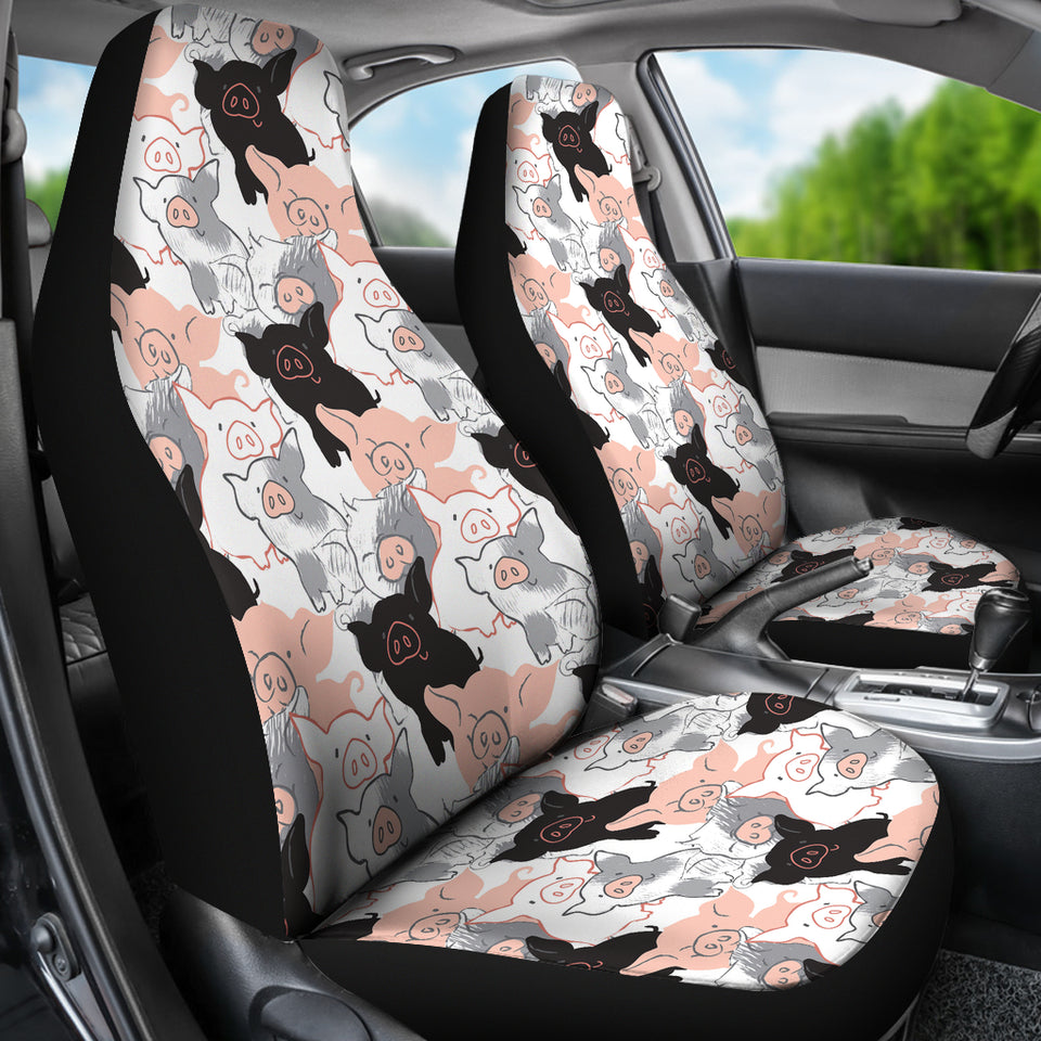 Pig Pattern Print Design 05 Universal Fit Car Seat Covers