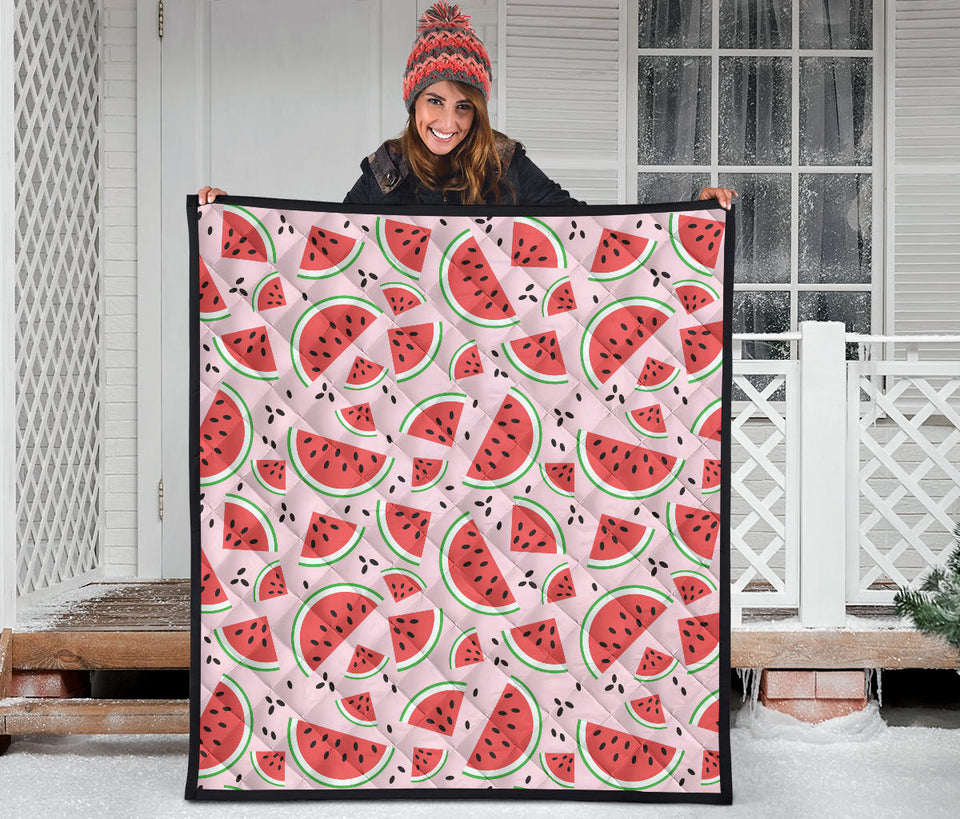 Watermelon Pattern Premium Quilt