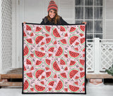 Watermelon Pattern Premium Quilt