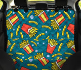 French Fries Red Paper Box Pattern Dog Car Seat Covers