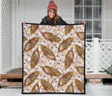 Corn Pattern Print Design 03 Premium Quilt