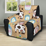 Cow bottle of milk pattern Recliner Cover Protector