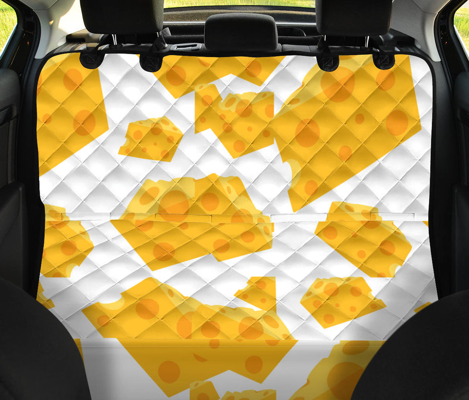 Cheese Slice Pattern Dog Car Seat Covers