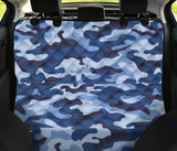 Blue Camo Camouflage Pattern Dog Car Seat Covers