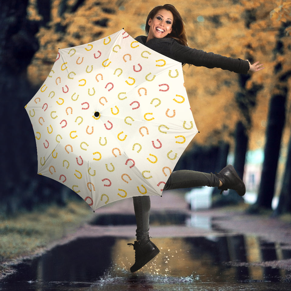 Horseshoes Pattern Print Design 02 Umbrella