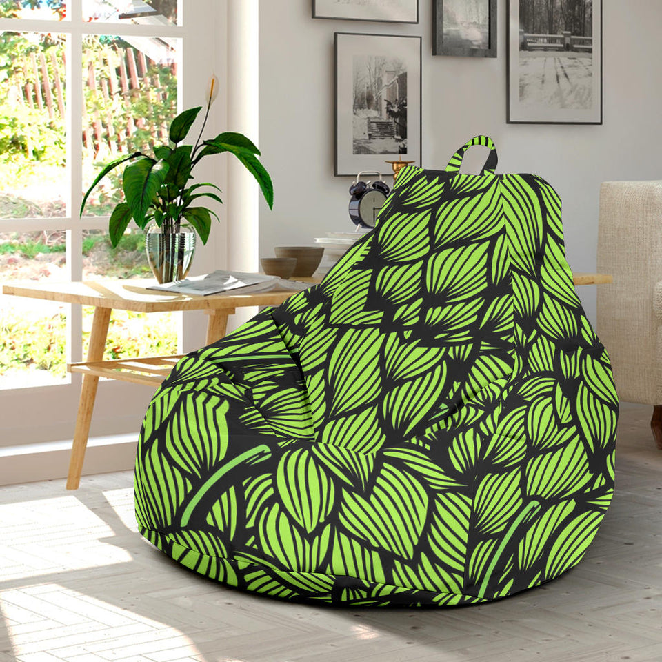 Green Hop Pattern Bean Bag Cover