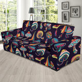 Colorful Mushroom Pattern Sofa Slipcover