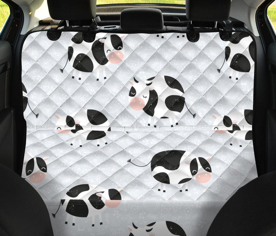 Cute Cows Pattern Dog Car Seat Covers
