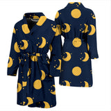 Moon Star Pattern Men'S Bathrobe