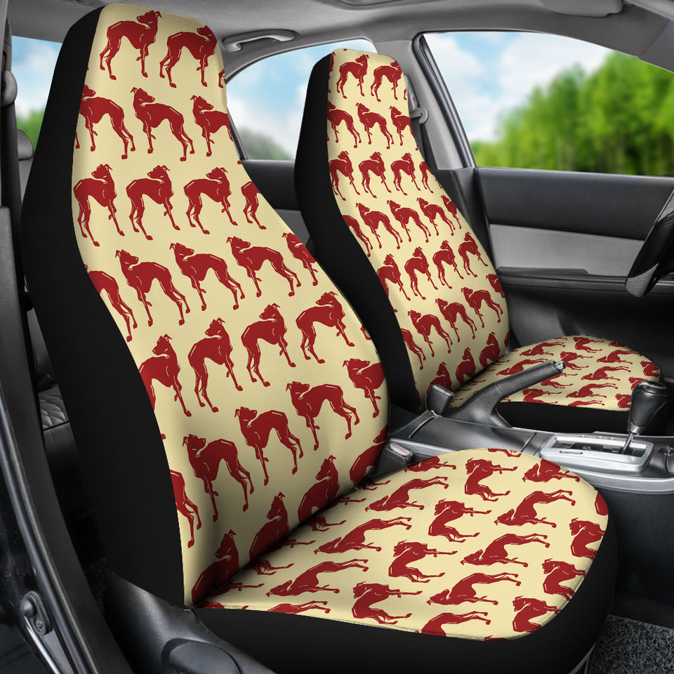 Greyhound Pattern Print Design 04 Universal Fit Car Seat Covers