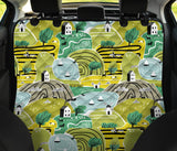 Hand Drawn Windmill Pattern Dog Car Seat Covers