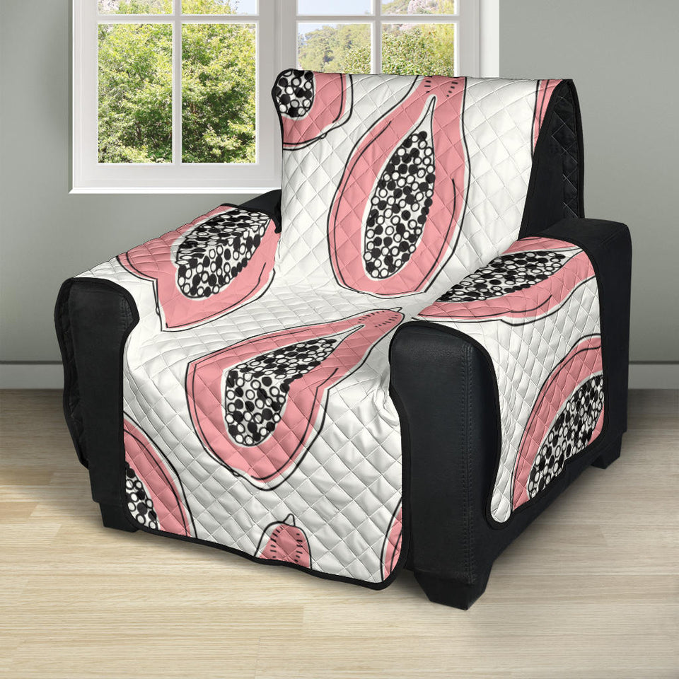 papaya pattern Recliner Cover Protector
