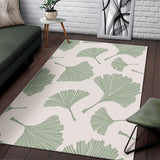 Ginkgo Leaves Pattern Area Rug