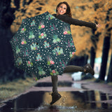 Cactus Glass Terrarium Pattern Umbrella