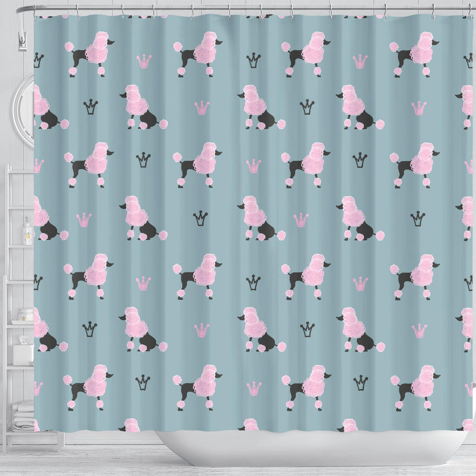 Poodle Dog Pattern Spoodle Dog Pattern Shower Curtain Fulfilled In UShower Curtain
