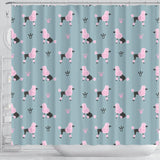 Poodle Dog Pattern Spoodle Dog Pattern Shower Curtain Fulfilled In UShower Curtain