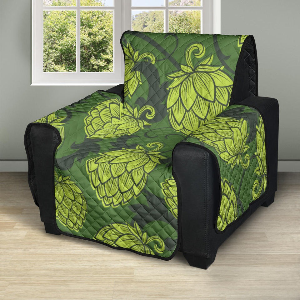 Hop pattern Hop cone background Recliner Cover Protector
