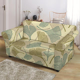 Ginkgo Leaves Design Pattern Loveseat Couch Slipcover