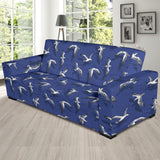 Seagull Pattern Print Design 03  Sofa Slipcover