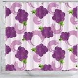 Cute Grape Pattern Shower Curtain Fulfilled In US