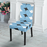 Stingray Pattern Print Design 03 Dining Chair Slipcover