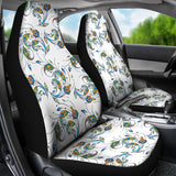 Peacock Feather Pattern  Universal Fit Car Seat Covers