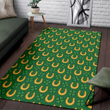 Horseshoes Pattern Print Design 05 Area Rug