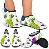 Grape Pattern Aqua Shoes