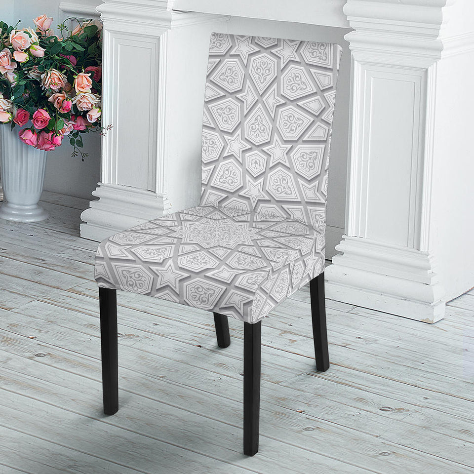 Arabic Star Pattern Dining Chair Slipcover