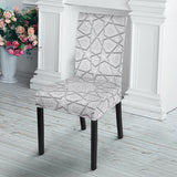 Arabic Star Pattern Dining Chair Slipcover