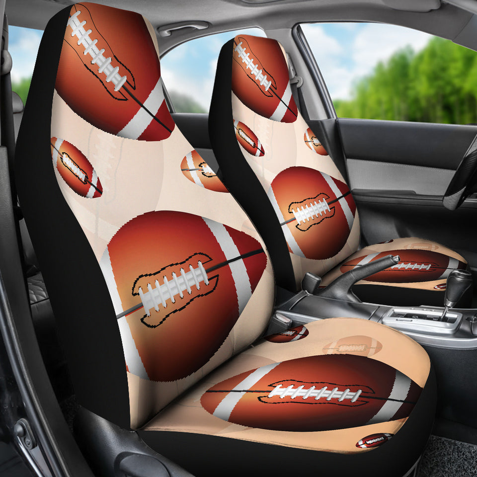 American Football Ball Design Pattern  Universal Fit Car Seat Covers