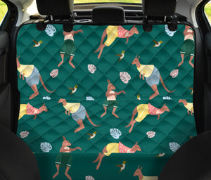 Kangaroo Leaves Pattern Dog Car Seat Covers