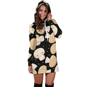 Champignon Mushroom Pattern Women'S Hoodie Dress